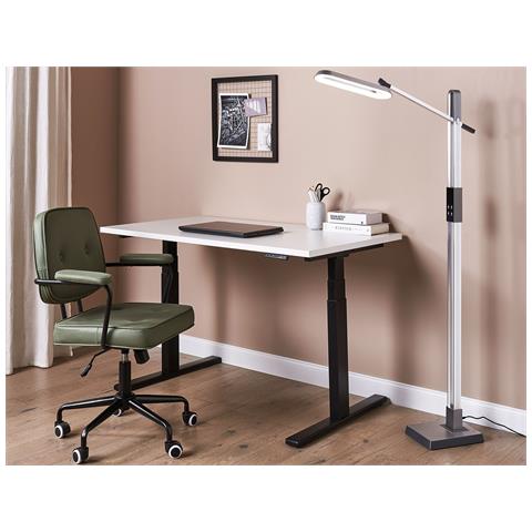Lampada Da Terra A Led Aquarius Con Dimmer Metallo Argento - Foto 1