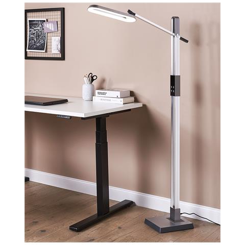Lampada Da Terra A Led Aquarius Con Dimmer Metallo Argento - Foto 7