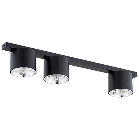 Lampada A Sospensione Motif - Nero, Oro - Acciaio Verniciato A Polvere - 82x100x11 Cm - Foto 2