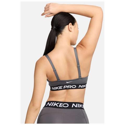 Reggiseno Sportivo Imbottito A Sostegno Medio Hf5961-068 Donna Taglia L Colore Grigio - Foto 4