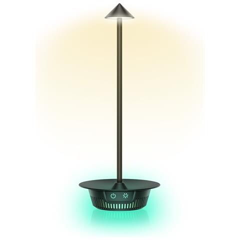 Lampada Led Multicolore Da Tavolo Dimmerabile Batteria Ricaricabile Alimentazione Usb-c - Foto 1