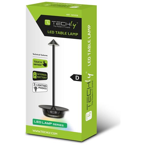 Lampada Led Multicolore Da Tavolo Dimmerabile Batteria Ricaricabile Alimentazione Usb-c - Foto 3
