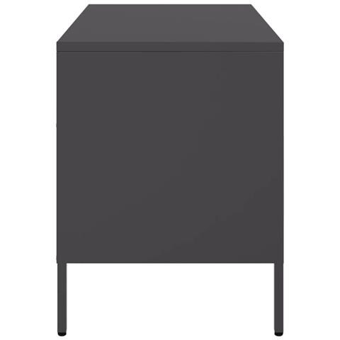 Mobile TV Nero 68x39x50,5 cm in Acciaio - Foto 10