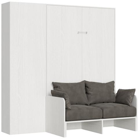 Letto 120 Sofà Kentaro Bianco Frassino Con Colonna Sx-dx  (alessia 20) - Foto 1