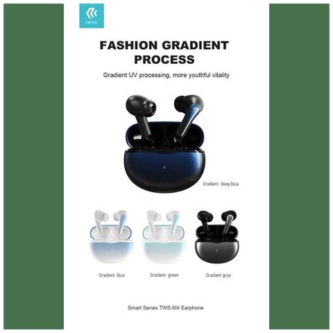 Auricolare TWS wireless EM412 con ENC TWS-M4 Bluetooth V. 5,2 - Foto 2