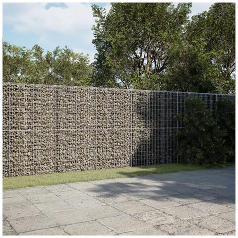 Cesto Gabbione Con Copertura 550x100x200 Cm In Ferro Zincato - Foto 1