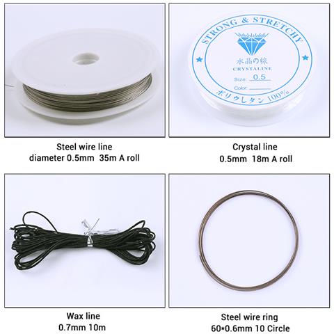 Kit Per La Creazione Di Orecchini In Bronzo Antico Con Pinze E Accessori Per Gioielli   Modello 1 - Foto 2