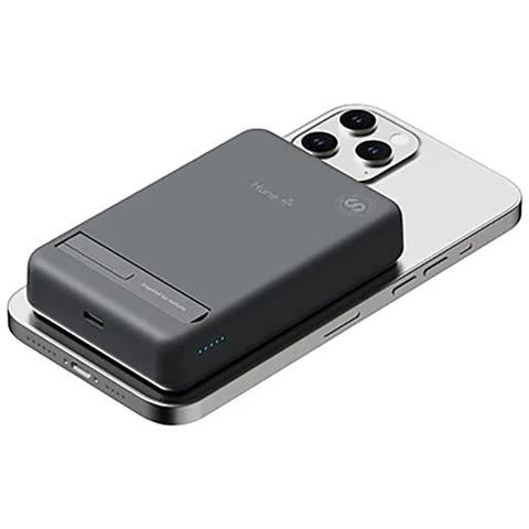 Power Bank AT-POB-WP-002 ROC Ioni di Litio 10000 mAh Carica wireless Colore Grigio - Foto 1
