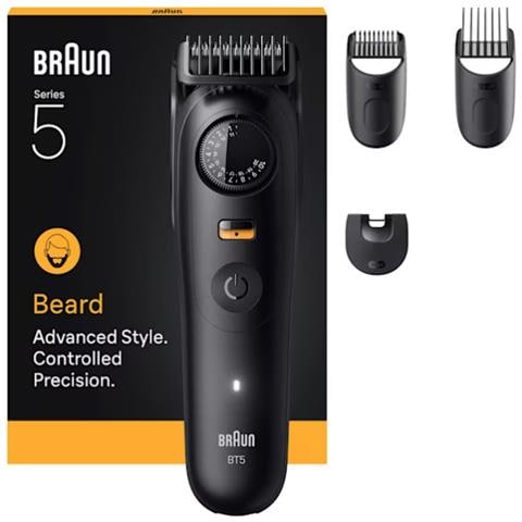 BeardTrimmer 9 BT5520 regolabarba Batteria 40 2 cm Bagnato e secco Nero - Foto 1