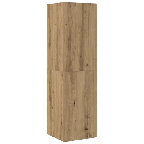 Mobile Tv Rovere Artigianale 30,5x30x110cm In Legno Multistrato - Foto 2