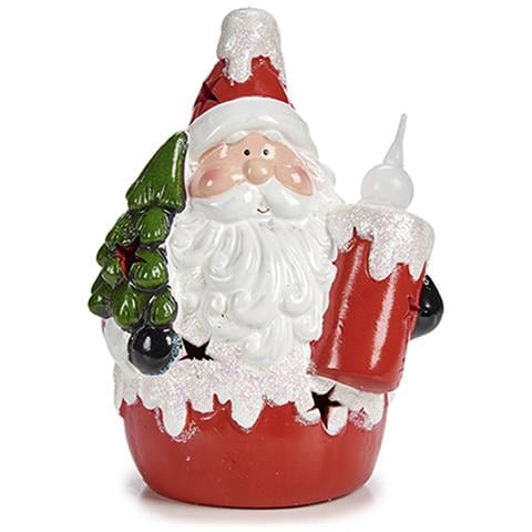 Pacchetto Di 2 Figurine Babbo Natale Con Candela. - Foto 1