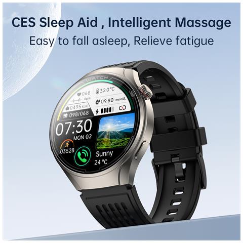 Smartwatch Con Ausilio Per Il Sonno E Massaggio Silver - Foto 7