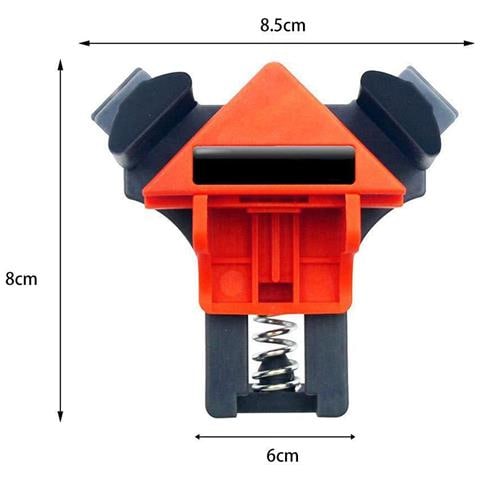 Set Di Morsetti Ad Angolo Retto - Morsetti Ad Angolo Di 90 Gradi (confezione Da 4) - Foto 2