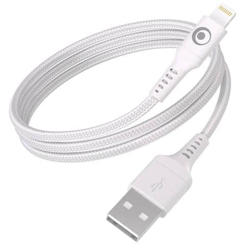 Cavo Di Ricarica E Trasferimento Usb-a /lightning 2,4a Fastcharge 12w 1,2m, Bianco - Foto 1