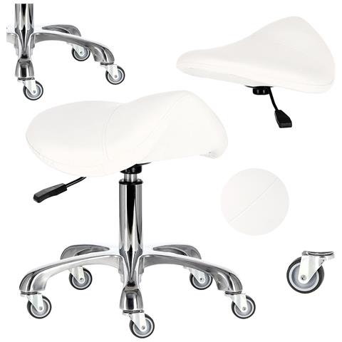 Sgabello Da Parrucchiere Estetista Sedile A Sella Sedia Spa Mobile Calissimo - Foto 1