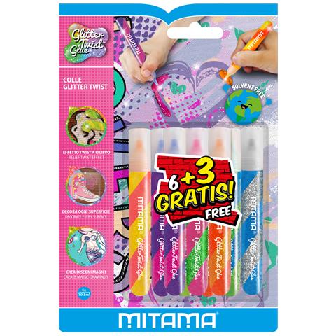 Colla Glitter Twist 6 pz Ser di brillantini - Foto 1