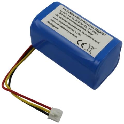 Batteria Per Aspirapolvere Robot Proscenic 800 / 800t Li-ion 14.4v 2600mah 37.4 Wh - Foto 1