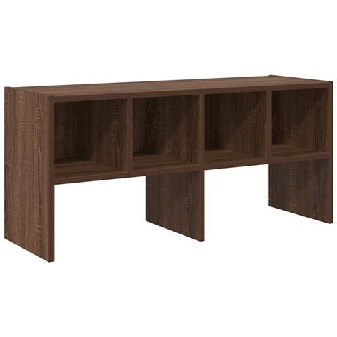 Scarpiera Impilabile Rovere Marrone 89,5x30x40 cm - Foto 1