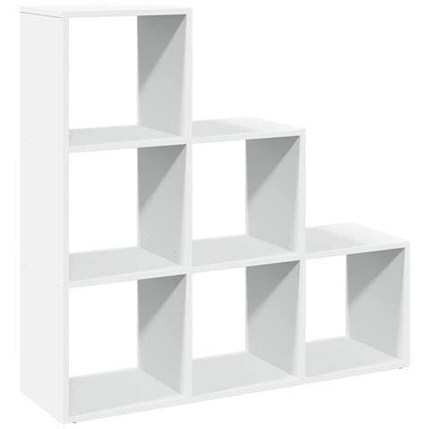 Libreria Divisorio 3 Ripiani Bianca 99x29x99 cm in Truciolato - Foto 1