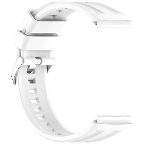 Cinturino In Silicone Senza Cuciture Compatibile Con Huawei Gt6 Pro - Disponibile In Vari Colori White - Foto 2
