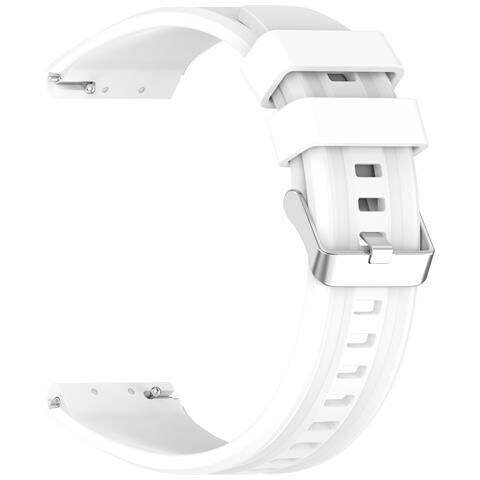 Cinturino In Silicone Senza Cuciture Compatibile Con Huawei Gt6 Pro - Disponibile In Vari Colori White - Foto 1