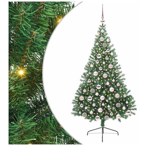Albero di Natale artificiale con luci integrate Verde 180 cm - Foto 1