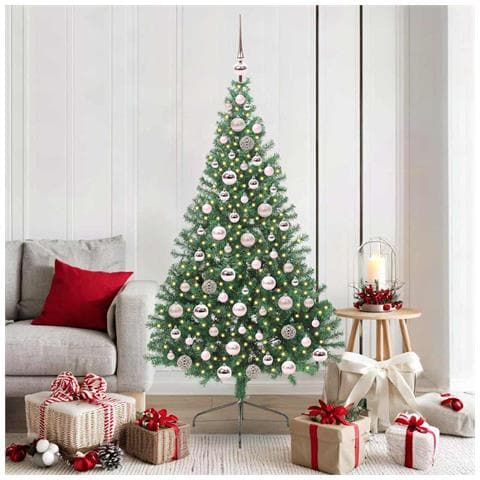 Albero di Natale artificiale con luci integrate Verde 180 cm - Foto 2