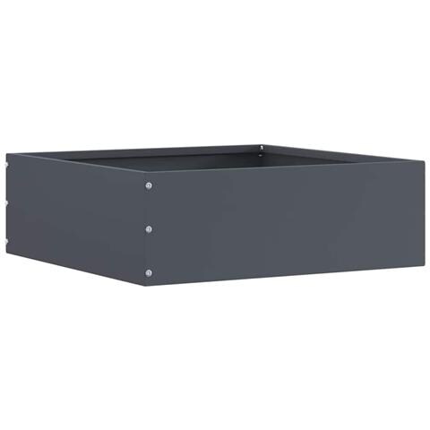 Bordura per Prato Antracite 40 x 40 x 13 cm Acciaio - Foto 1