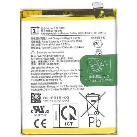 Ricambio Batteria Litio Integrata Originale Blp815 Bulk Per Model Nord N10 5g - Foto 1