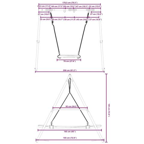 Set Gioco da Esterno con Altalena con Piattino - Foto 9