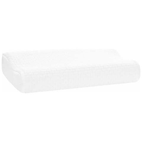 Cuscino da Letto Bianco 50 x 30 x 10,5 cm Schiuma Memory - Foto 1