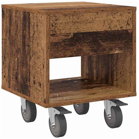 Comodino Legno vecchio 40,5 x 40 x 48 cm Legno multistrato - Foto 1