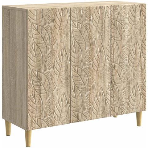 Credenza Rovere Sonoma 89 x 34,5 x 80 cm Legno ingegnerizzato - Foto 1