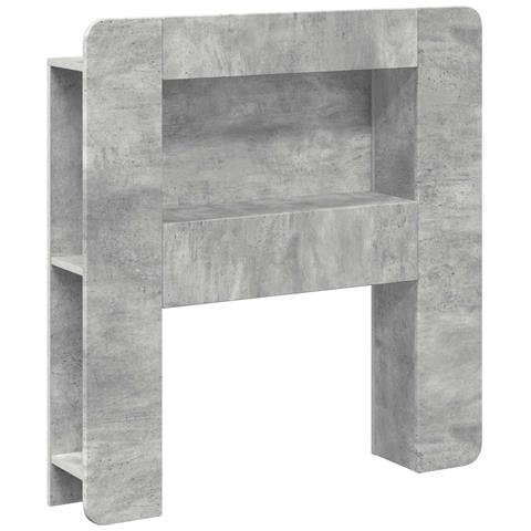Testata del letto Grigio Cemento Legno ingegnerizzato - Foto 1