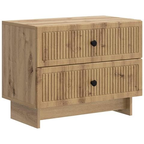 Armadio da Notte Rovere Artigianale 62 x 34,5 x 47,5 cm - Foto 1