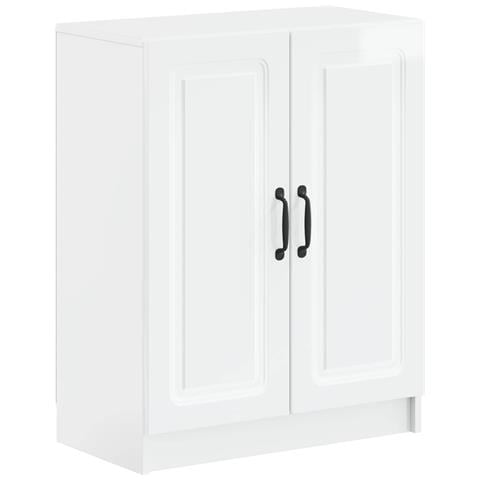 Mobiletto da Bagno UTRECHT Bianco Lucido 59,5 x 31 x 77 cm - Foto 1