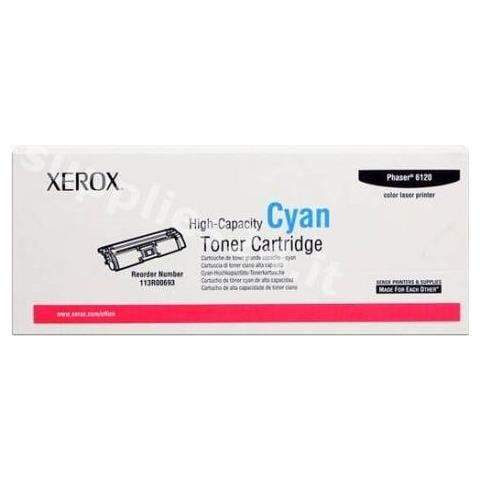 113R00693 Toner Originale Ciano per Xerox Phaser 6115 MFP / 6120 Capacità 4500 Pagine - Foto 3