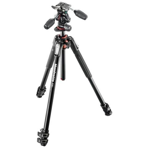 Treppiede per Fotocamere con Testa a 3 Movimenti Altezza Max 173 cm Nero MK190XPRO3-3W - Foto 2