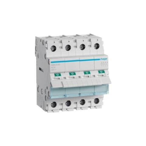 Sbn440 -interruttore Non Automatico 4 Poli 40a 4 Mod - Foto 1