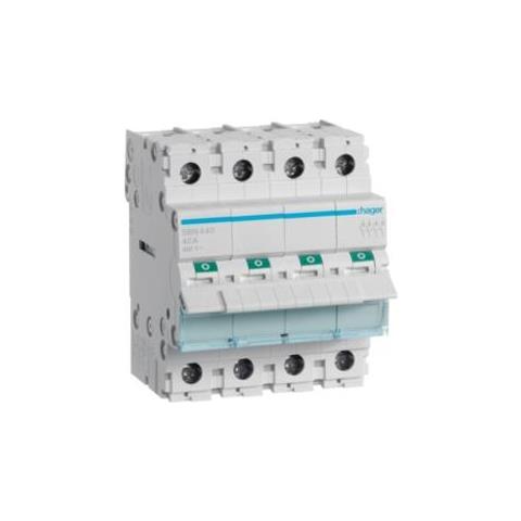 Sbn440 -interruttore Non Automatico 4 Poli 40a 4 Mod - Foto 3