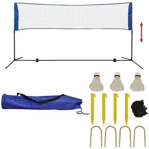 Set Rete Da Badminton Con Volani 300x155 Cm - Foto 1
