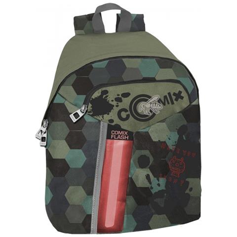 TrAdE shop Traesio® - Zaino Americano Comix Flash Scuola Colore Verde Camo  Mimetica - ePRICE