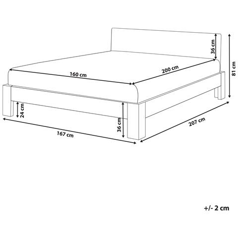 Letto Matrimoniale In Legno 160x200 Royan - Foto 25
