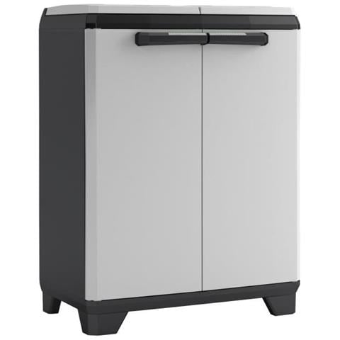 Mobile In Resina Grigio Per Raccolta Differenziata Porta Sacco Rifiuti 9735 - Foto 2