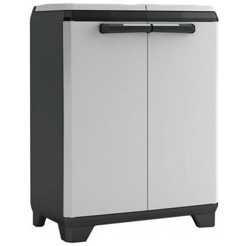 Mobile In Resina Grigio Per Raccolta Differenziata Porta Sacco Rifiuti 9735 - Foto 4