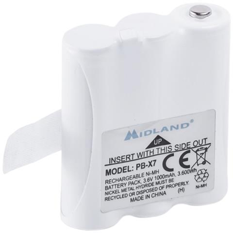 Batteria Pb-x7 1000mah Ni-mh Per Midland Xt70 - Foto 2