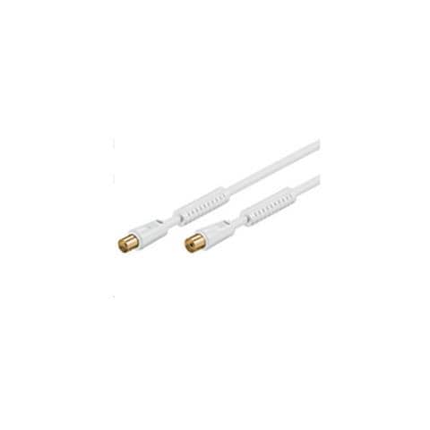 Cavo Coassiale Bianco M / F COAX010WHQ - Foto 1