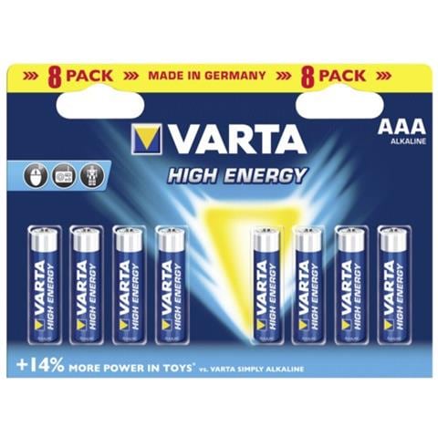 1x8 High Energy AAA LR 03 Batteria monouso Mini Stilo AAA Alcalino - Foto 2