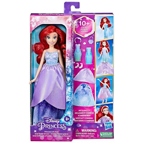 Life - Ariel Fashion Doll - 10 Combinazioni Di Abiti, Giocattolo Per Bambini Di 3 Anni - Foto 2