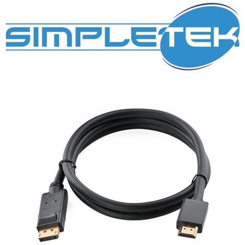 Cavo Video Desktop Monitor Displayport To Hdmi Dp Display Port 1,8m Nero - Foto 1